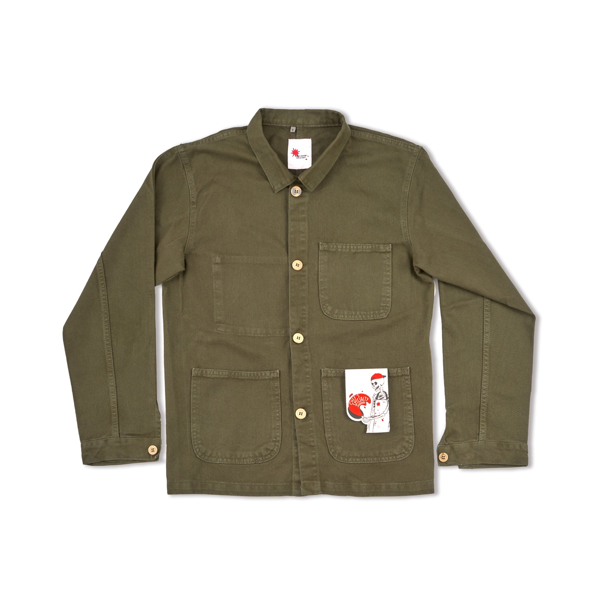 coverall jacket - olive