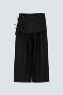 front house denim pant - charcoal