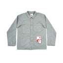 coverall jacket - stone