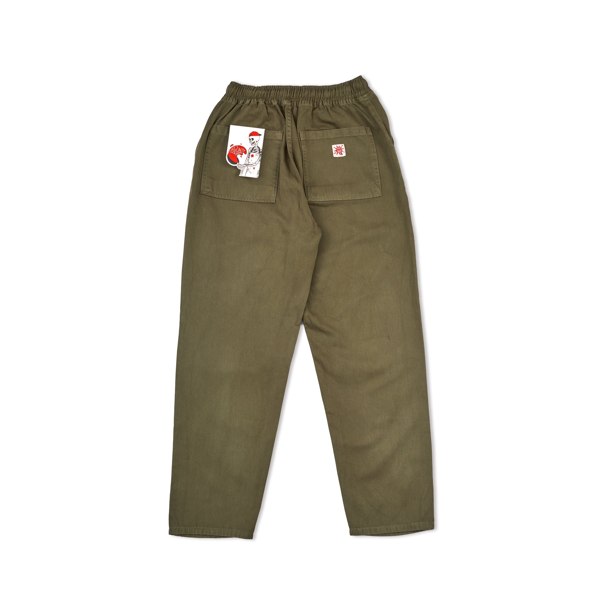 classic chef pants - olive